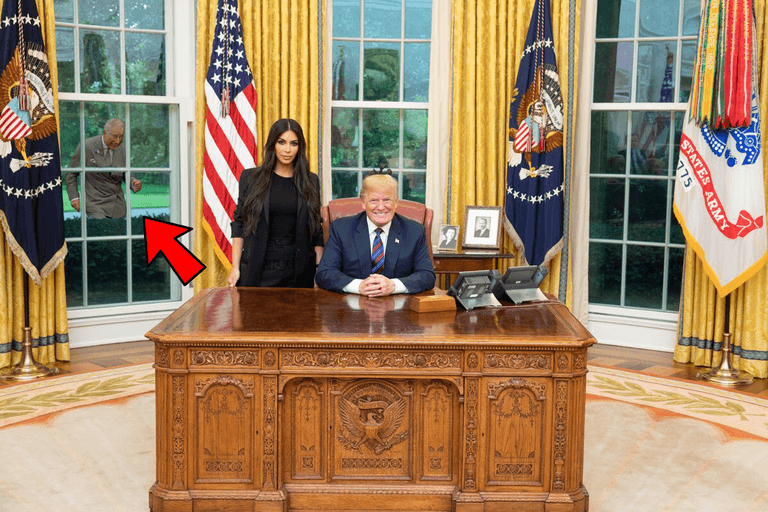 9 things you might’ve missed in Kim Kardashian’s photograph with Donald Trump 9 things you might’ve missed in Kim Kardashian’s photograph with Donald Trump