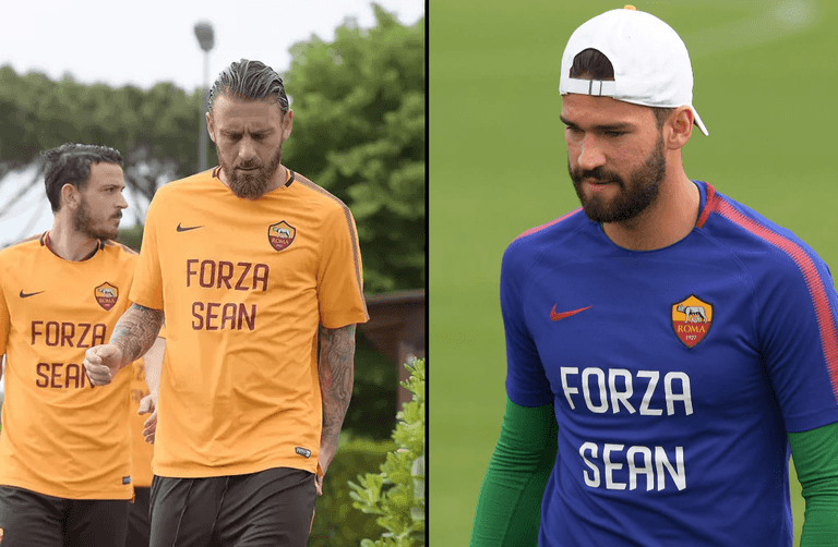 Roma players pay beautiful tribute to injured Liverpool fan with “Forza Sean” t-shirts Roma players pay beautiful tribute to injured Liverpool fan with “Forza Sean” t-shirts