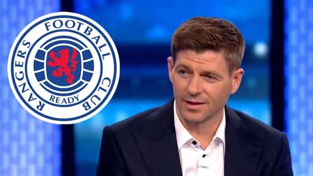 Steven Gerrard has directly addressed the Rangers rumours on live TV Steven Gerrard has directly addressed the Rangers rumours on live TV