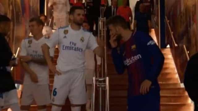 Here’s what Nacho said to Gerard Pique in the tunnel at half-time Here’s what Nacho said to Gerard Pique in the tunnel at half-time