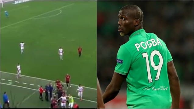Paul Pogba’s brother dragged away from fight with own teammates