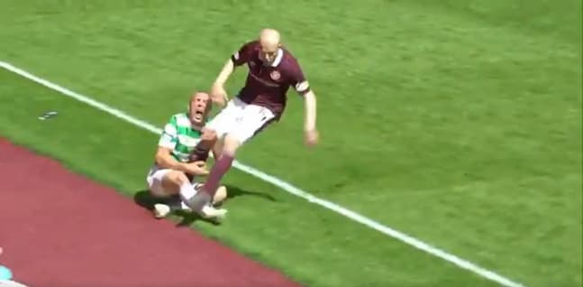 WATCH: Steven Naismith labelled a ‘coward’ after ‘leg breaking’ challenge on Scott Brown WATCH: Steven Naismith labelled a ‘coward’ after ‘leg breaking’ challenge on Scott Brown