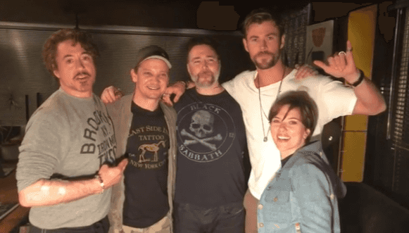 Five of the original Avengers have assembled and got themselves matching tattoos Five of the original Avengers have assembled and got themselves matching tattoos