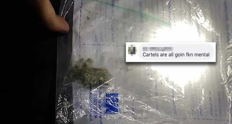 Police threaten to arrest FB users mocking minuscule cannabis seizure Police threaten to arrest FB users mocking minuscule cannabis seizure