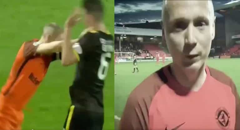 WATCH: Furious Willo Flood can’t hide his anger as he’s sent off for Dundee United WATCH: Furious Willo Flood can’t hide his anger as he’s sent off for Dundee United
