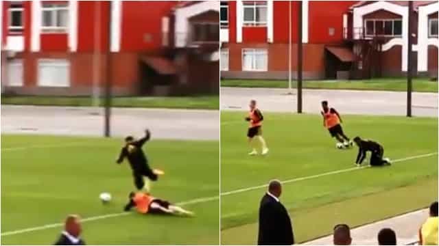 Fans reckon Kevin De Bruyne has an issue with Adnan Januzaj after shocking tackle Fans reckon Kevin De Bruyne has an issue with Adnan Januzaj after shocking tackle