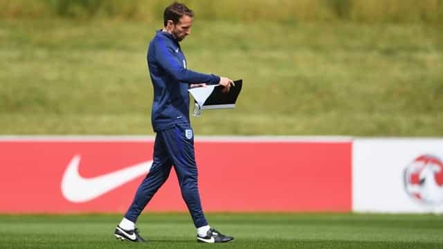 Gareth Southgate’s training notes seem to suggest that Raheem Sterling will be dropped Gareth Southgate’s training notes seem to suggest that Raheem Sterling will be dropped