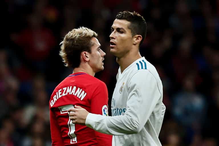 Cristiano Ronaldo is reportedly angry at Antoine Griezmann’s new deal at Atletico Madrid Cristiano Ronaldo is reportedly angry at Antoine Griezmann’s new deal at Atletico Madrid