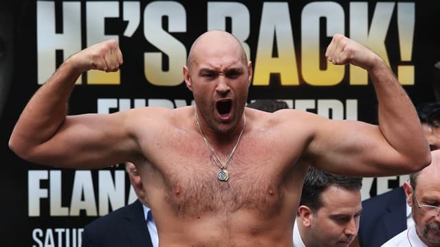Tyson Fury weighs in for comeback fight and is considerably bigger than his opponent Tyson Fury weighs in for comeback fight and is considerably bigger than his opponent