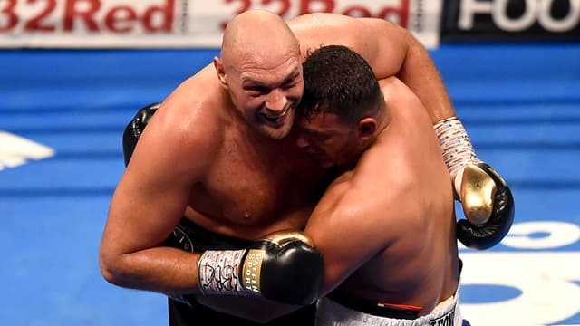 Tyson Fury more concerned with fight in the crowd than his own Tyson Fury more concerned with fight in the crowd than his own