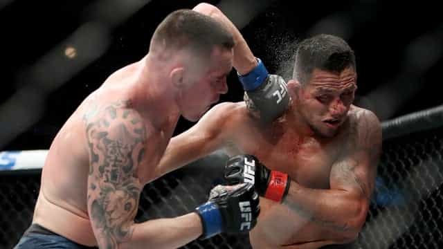 Rafael dos Anjos’ ear almost fell off during UFC 225 defeat to Colby Covington Rafael dos Anjos’ ear almost fell off during UFC 225 defeat to Colby Covington