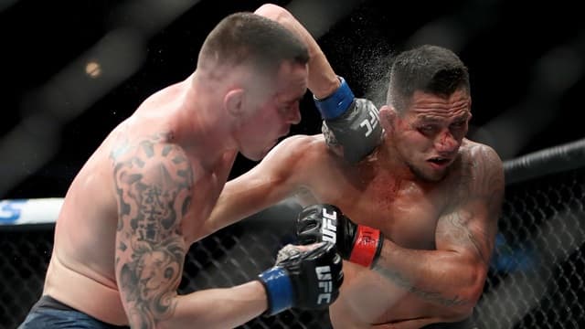 Rafael dos Anjos’ ear almost fell off during UFC 225 defeat to Colby Covington Rafael dos Anjos’ ear almost fell off during UFC 225 defeat to Colby Covington