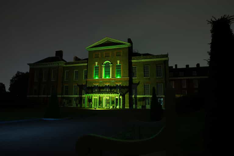 London landmarks lit green to commemorate Grenfell fire one year on London landmarks lit green to commemorate Grenfell fire one year on