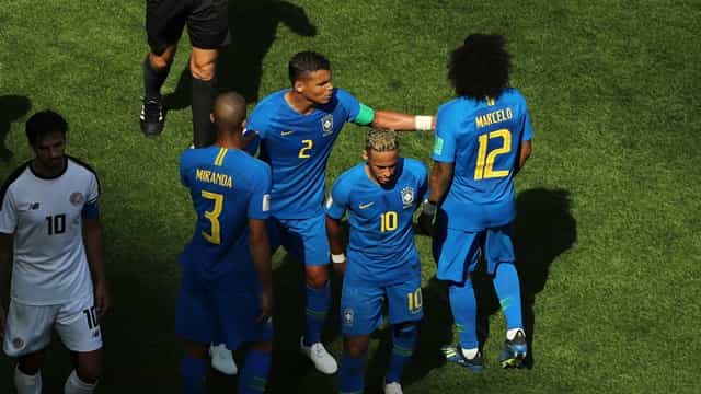 Thiago Silva was upset by what Neymar did in the 83rd minute of win over Costa Rica Thiago Silva was upset by what Neymar did in the 83rd minute of win over Costa Rica