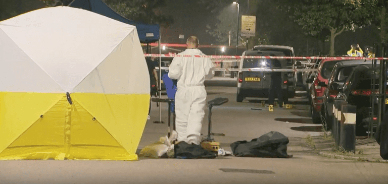London ‘machine gun’ attack leaves young man fighting for his life in hospital London ‘machine gun’ attack leaves young man fighting for his life in hospital