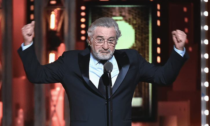 Robert De Niro shouts “f**k Trump” live on TV at the Tony Awards Robert De Niro shouts “f**k Trump” live on TV at the Tony Awards