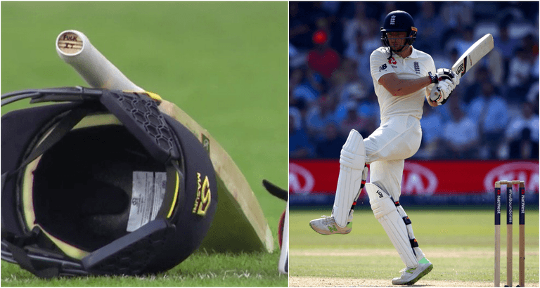 England batsman has hilarious motivational message written on handle of his bat England batsman has hilarious motivational message written on handle of his bat