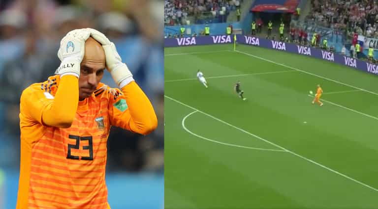 Willy Caballero howler gifts Croatia the lead against Argentina Willy Caballero howler gifts Croatia the lead against Argentina