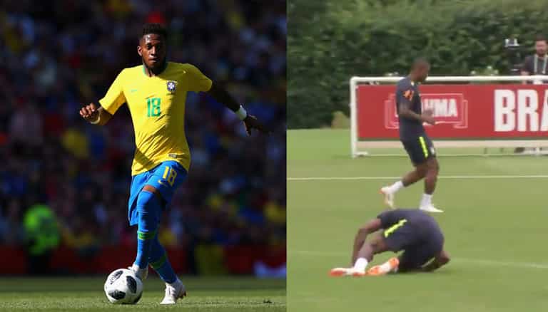 Manchester United’s new midfielder Fred suffers “ankle trauma” in Brazil training Manchester United’s new midfielder Fred suffers “ankle trauma” in Brazil training