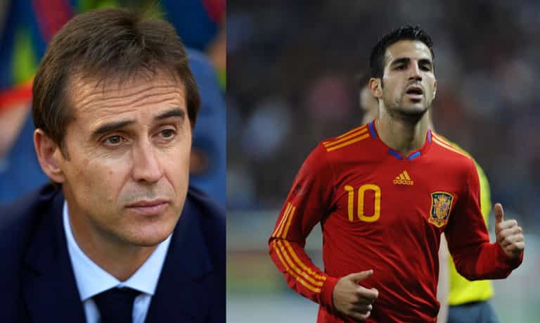 Cesc Fabregas jokes Julen Lopetegui’s dismissal might help his selection hopes Cesc Fabregas jokes Julen Lopetegui’s dismissal might help his selection hopes