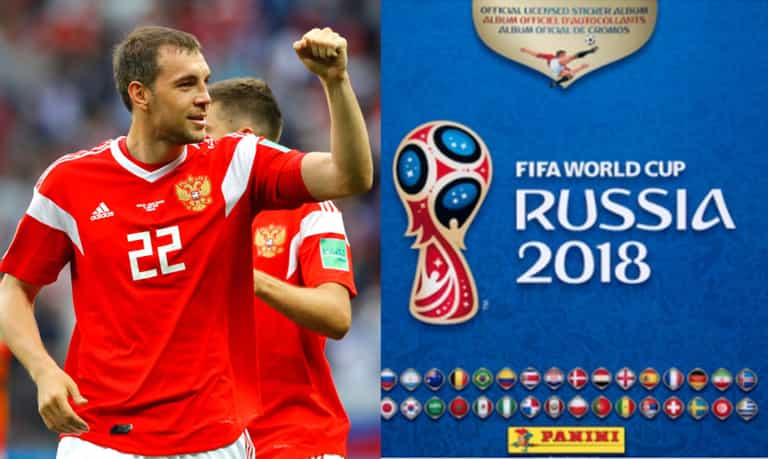 Russia’s first three World Cup goalscorers aren’t even in the official sticker collection Russia’s first three World Cup goalscorers aren’t even in the official sticker collection