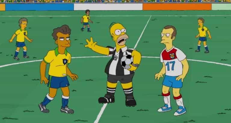 People think that The Simpsons has predicted the World Cup final People think that The Simpsons has predicted the World Cup final