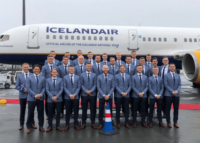 Iceland include Euro 2016 viral traffic cone in official World Cup team photo Iceland include Euro 2016 viral traffic cone in official World Cup team photo
