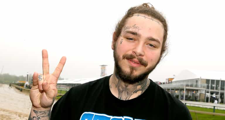 Post Malone gets “Always Tired” tattooed across his face Post Malone gets “Always Tired” tattooed across his face