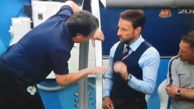 Supporters reckon they know what Panama’s manager told Gareth Southgate at half-time Supporters reckon they know what Panama’s manager told Gareth Southgate at half-time