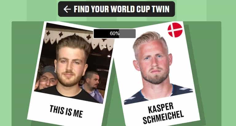 This website will find your World Cup twin This website will find your World Cup twin