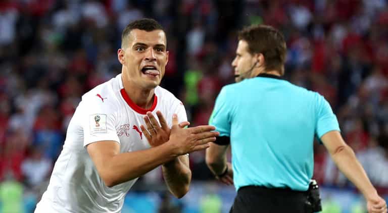 Granit Xhaka ‘deletes’ Instagram post following celebration against Serbia Granit Xhaka ‘deletes’ Instagram post following celebration against Serbia