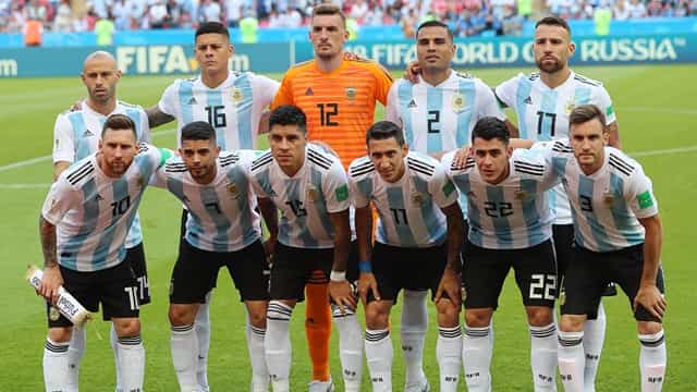 Only one Argentina player boarded the team plane home Only one Argentina player boarded the team plane home
