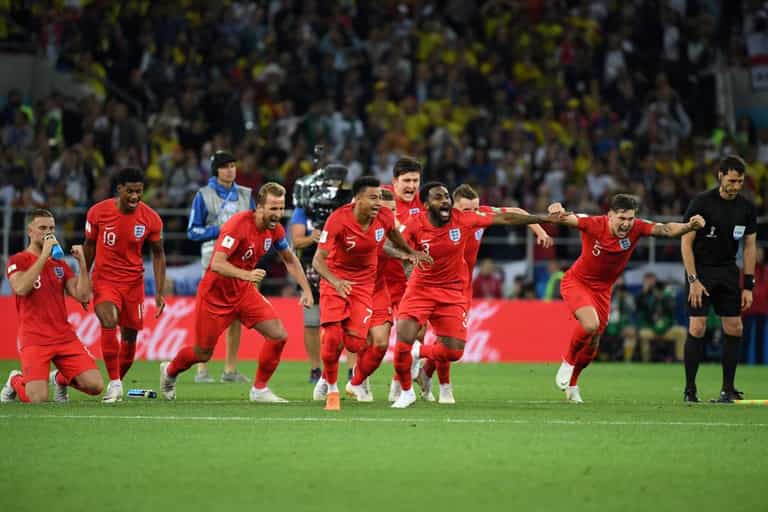 England win a World Cup penalty shoot-out for the first time ever England win a World Cup penalty shoot-out for the first time ever