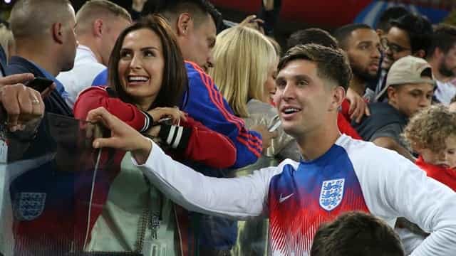 There was a great moment between John Stones and Glenn Hoddle after Colombia game There was a great moment between John Stones and Glenn Hoddle after Colombia game