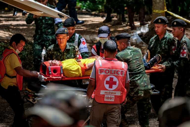 All 12 boys and their coach have now been saved from the cave in Thailand All 12 boys and their coach have now been saved from the cave in Thailand
