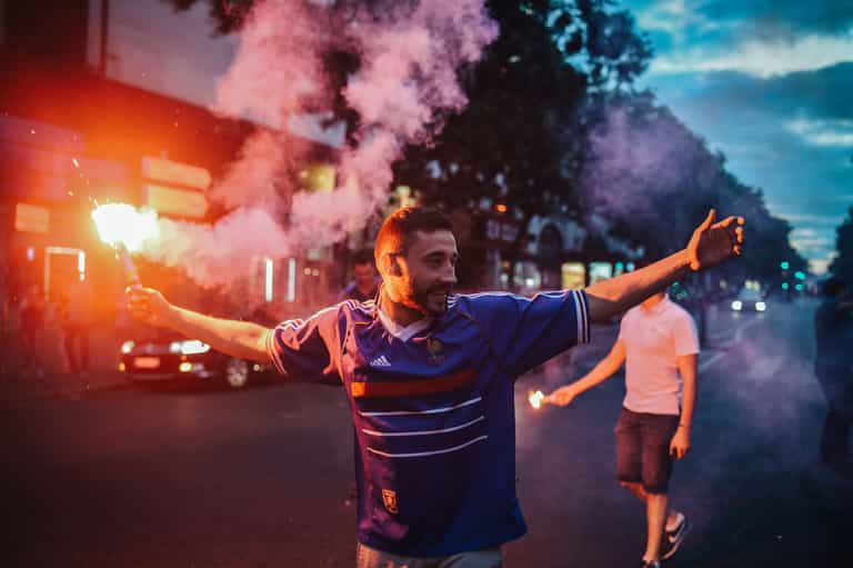 French fans give England a run for their money in absolute scenes across Paris French fans give England a run for their money in absolute scenes across Paris