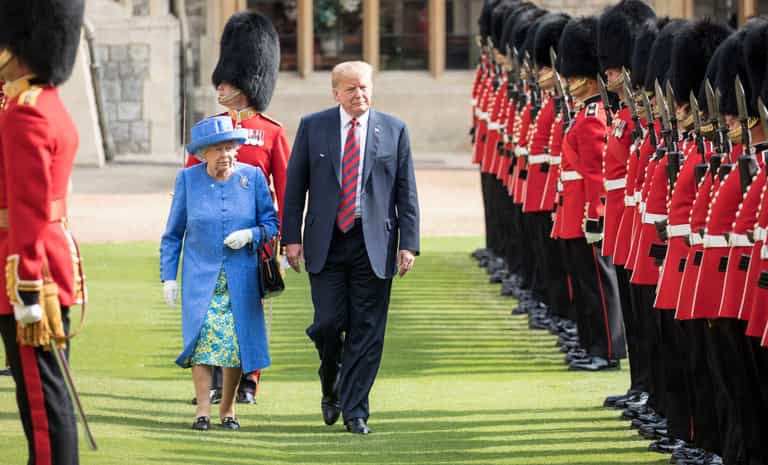 Donald Trump broke royal protocol twice when meeting the Queen and people are angry Donald Trump broke royal protocol twice when meeting the Queen and people are angry