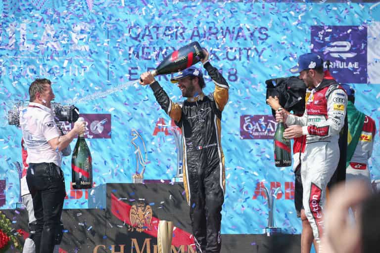 Newly crowned Formula E champion Jean-Eric Vergne wins season finale in New York Newly crowned Formula E champion Jean-Eric Vergne wins season finale in New York