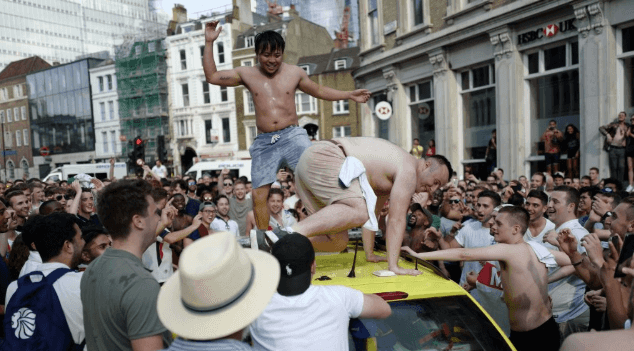 England fan suspected of smashing up ambulance following Sweden win identified England fan suspected of smashing up ambulance following Sweden win identified