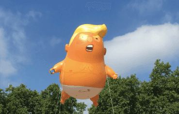 Trump angry baby blimp takes flight in London’s Parliament Square Trump angry baby blimp takes flight in London’s Parliament Square