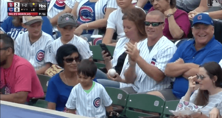 Adult man steals ball from small child at baseball game, but it’s not quite as it seems Adult man steals ball from small child at baseball game, but it’s not quite as it seems