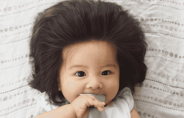 Seven-month-old baby’s hair means she has tens of thousands of Instagram followers Seven-month-old baby’s hair means she has tens of thousands of Instagram followers