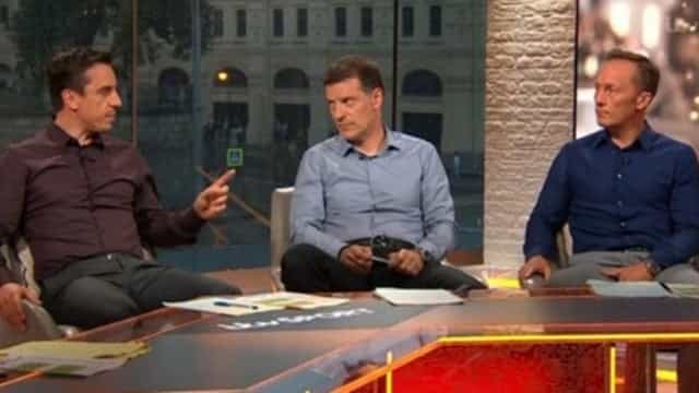 Slaven Bilic looked like he wanted to throttle Gary Neville after goalkeeper comment Slaven Bilic looked like he wanted to throttle Gary Neville after goalkeeper comment
