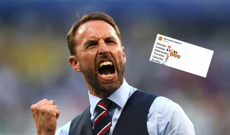 Man United fans mistakenly thought club’s tweet predicted an England loss to Croatia Man United fans mistakenly thought club’s tweet predicted an England loss to Croatia