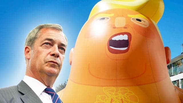 COMMENT: Farage fume over Trump baby blimp is nothing but hot air COMMENT: Farage fume over Trump baby blimp is nothing but hot air