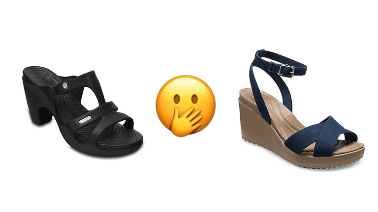 Heeled Crocs now exist and we’ve got some questions that need answering Heeled Crocs now exist and we’ve got some questions that need answering