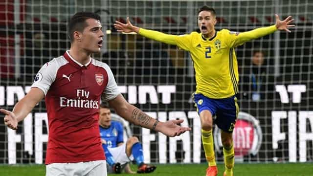 Celtic’s Mikael Lustig reveals Sweden’s plans to get Granit Xhaka sent off Celtic’s Mikael Lustig reveals Sweden’s plans to get Granit Xhaka sent off