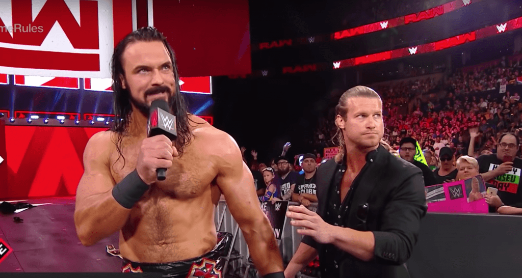 WWE’s Seth Rollins called Scottish wrestler Drew McIntyre a sheep-s****** on Raw