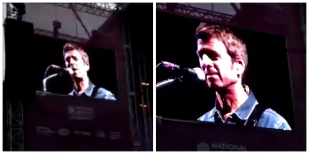 ‘It so f****** isn’t’: Watch Noel Gallagher react on-stage to crowd singing ‘Football’s Coming Home’