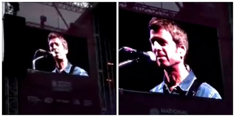 ‘It so f****** isn’t’: Watch Noel Gallagher react on-stage to crowd singing ‘Football’s Coming Home’ ‘It so f****** isn’t’: Watch Noel Gallagher react on-stage to crowd singing ‘Football’s Coming Home’